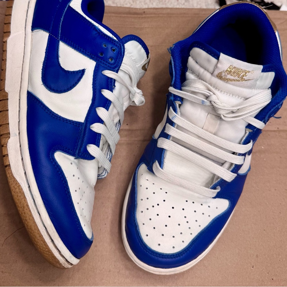 Nike Royal Blue and White Athletic Shoes